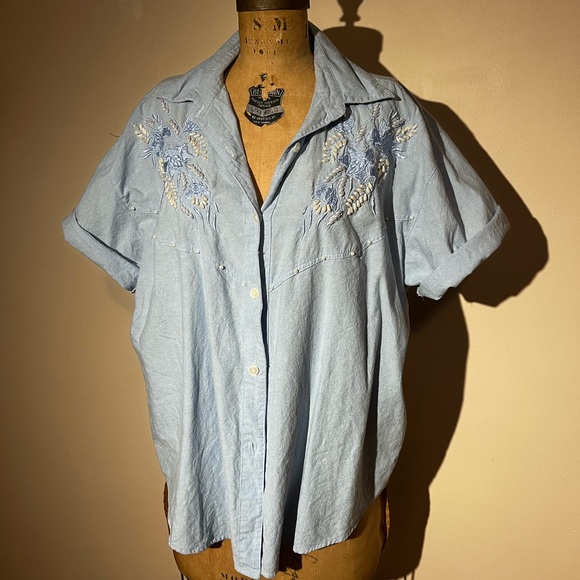 KENNETH TOO Vintage Button Down - Picture 1 of 3